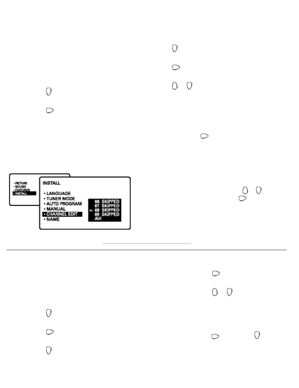 Channel edit, Name | Philips 180MT13P99 User Manual | Page 103 / 143