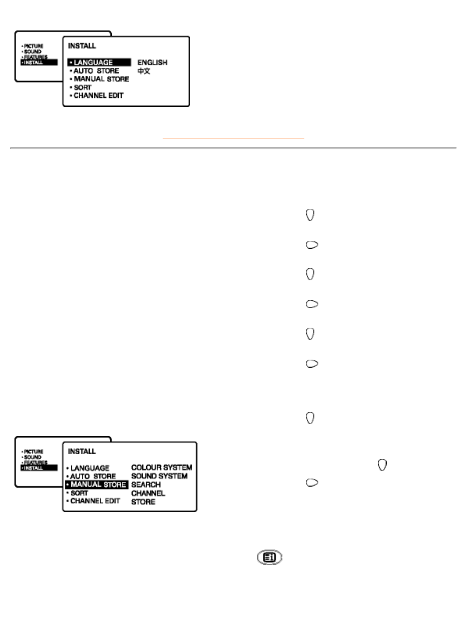 Manual tuning of channels | Philips 180MT13P99 User Manual | Page 93 / 143