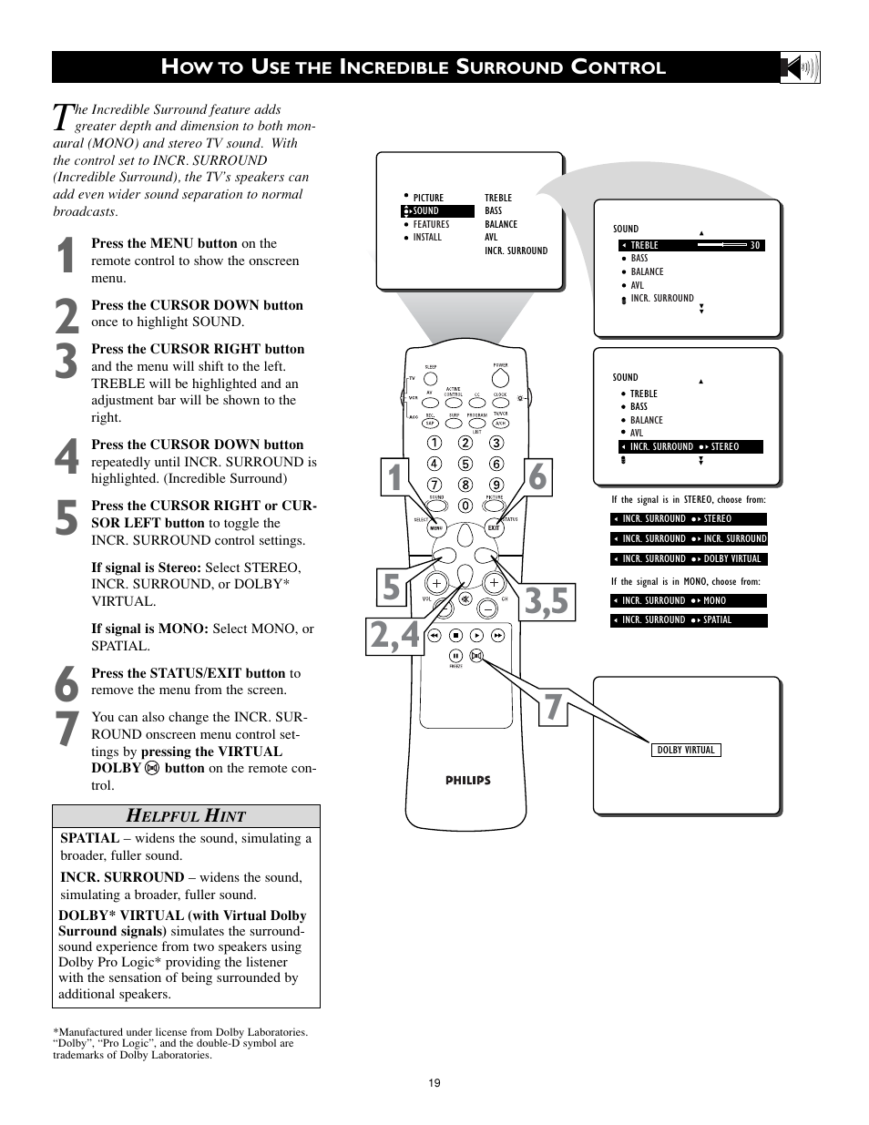 Philips 27PT8320-25 User Manual | Page 19 / 56