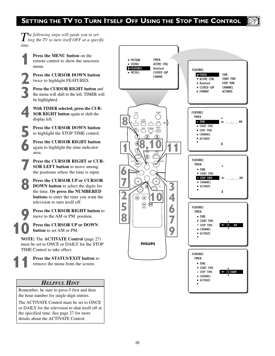 Philips 27PT8320-25 User Manual | Page 25 / 56