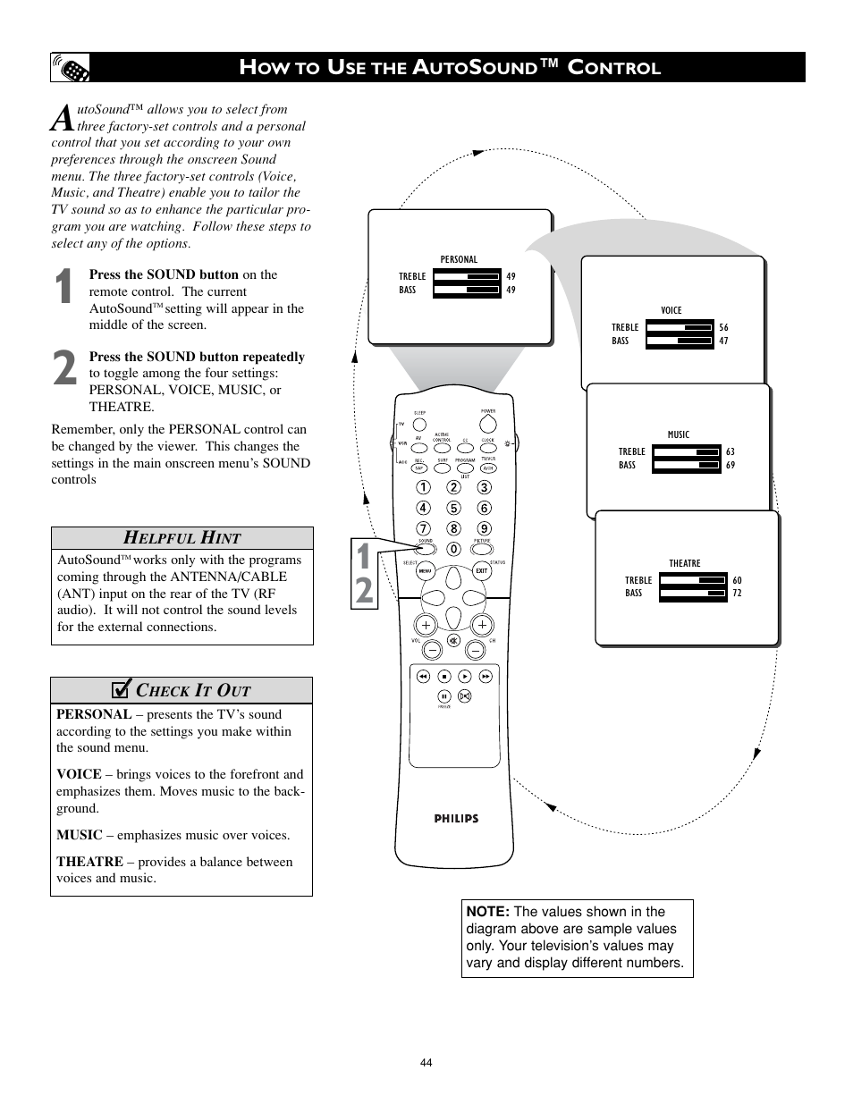 Philips 27PT8320-25 User Manual | Page 44 / 56