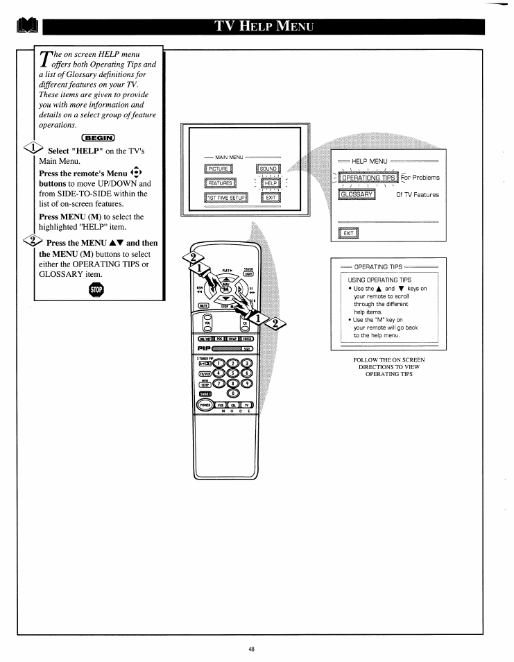 Tv h | Philips 8P4841C199 User Manual | Page 48 / 54