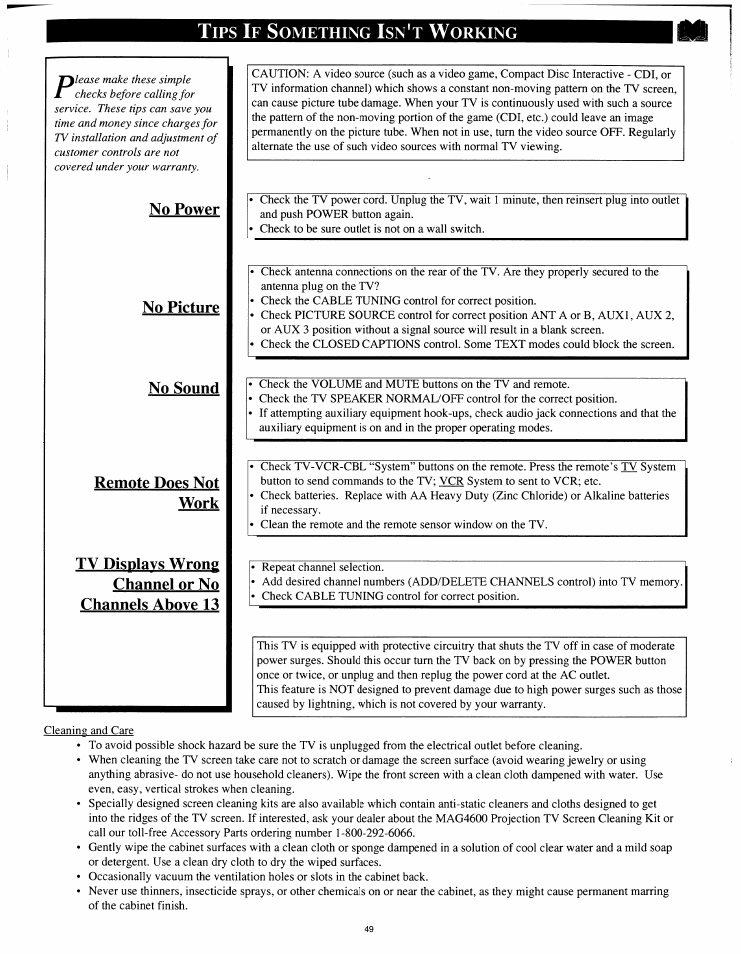 Philips 8P4841C199 User Manual | Page 49 / 54