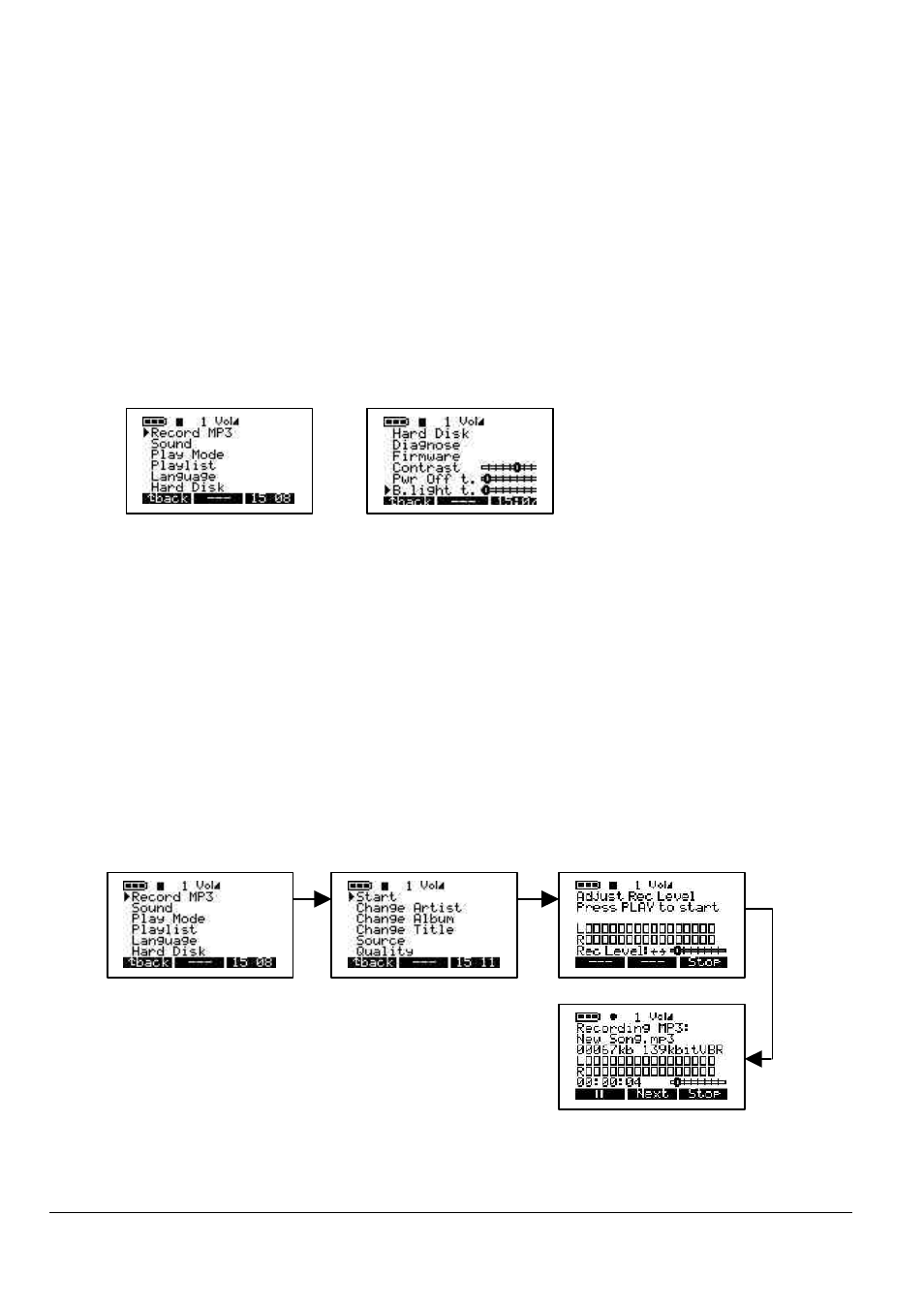 1 - m, Funzioni operative di jukebox recorder | ARCHOS 101 420V40 User Manual | Page 131 / 149