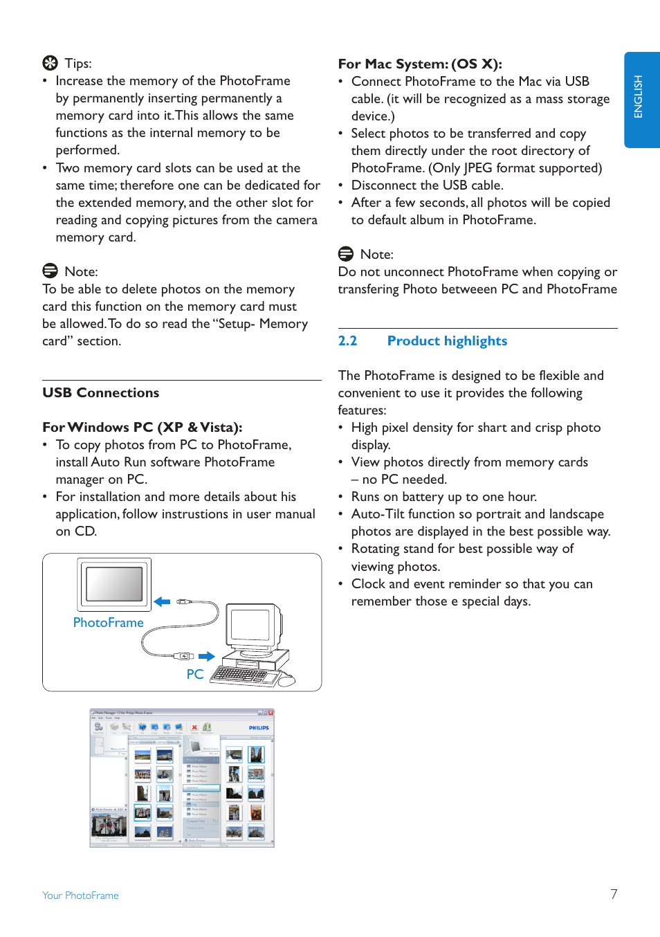 2 product highlights | Philips 10FF2CMW-27B User Manual | Page 9 / 60