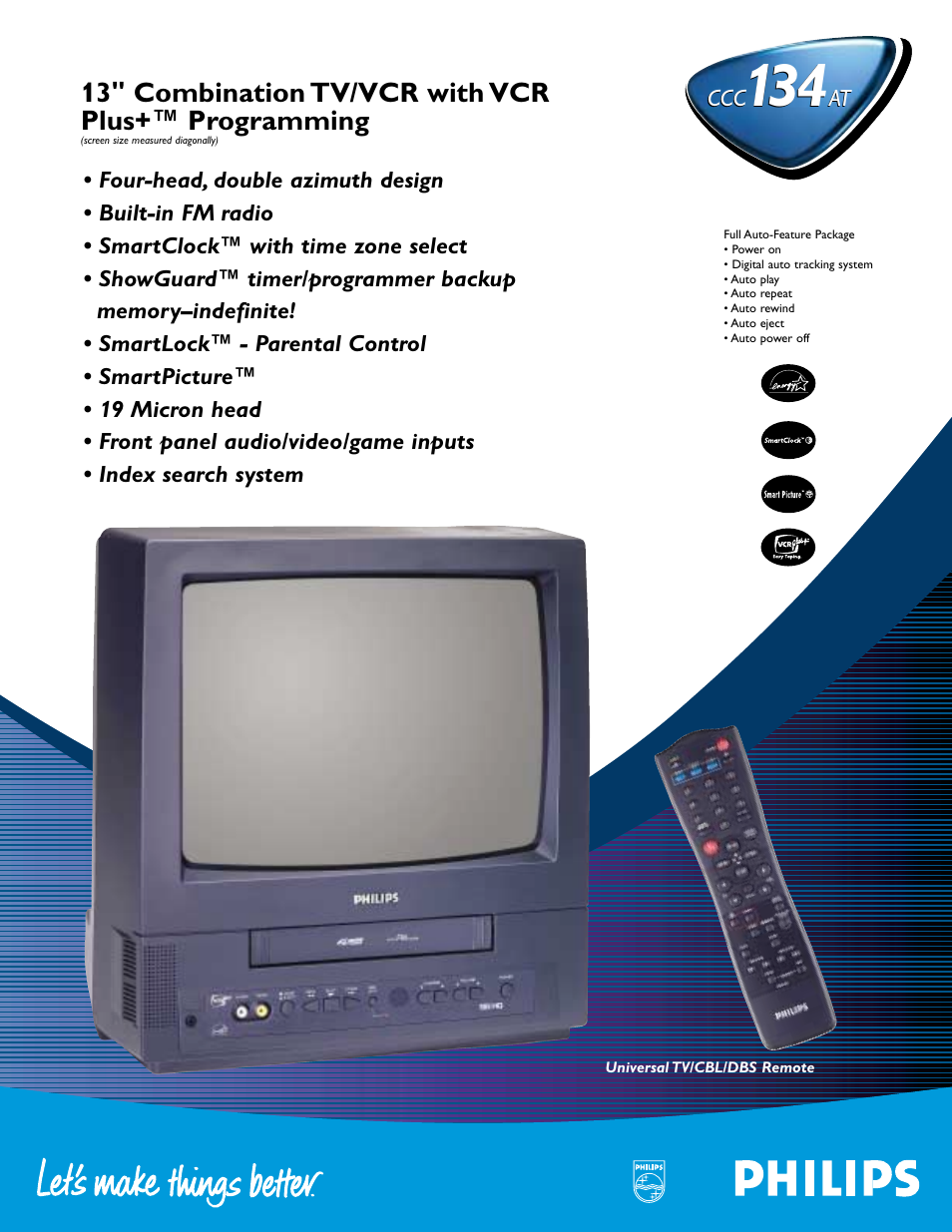 Philips CCC134AT User Manual | 2 pages