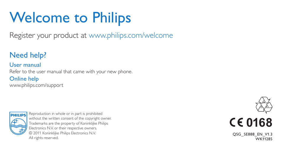 Welcome to philips, Need help | Philips SE8881B-22 User Manual | Page 12 / 12