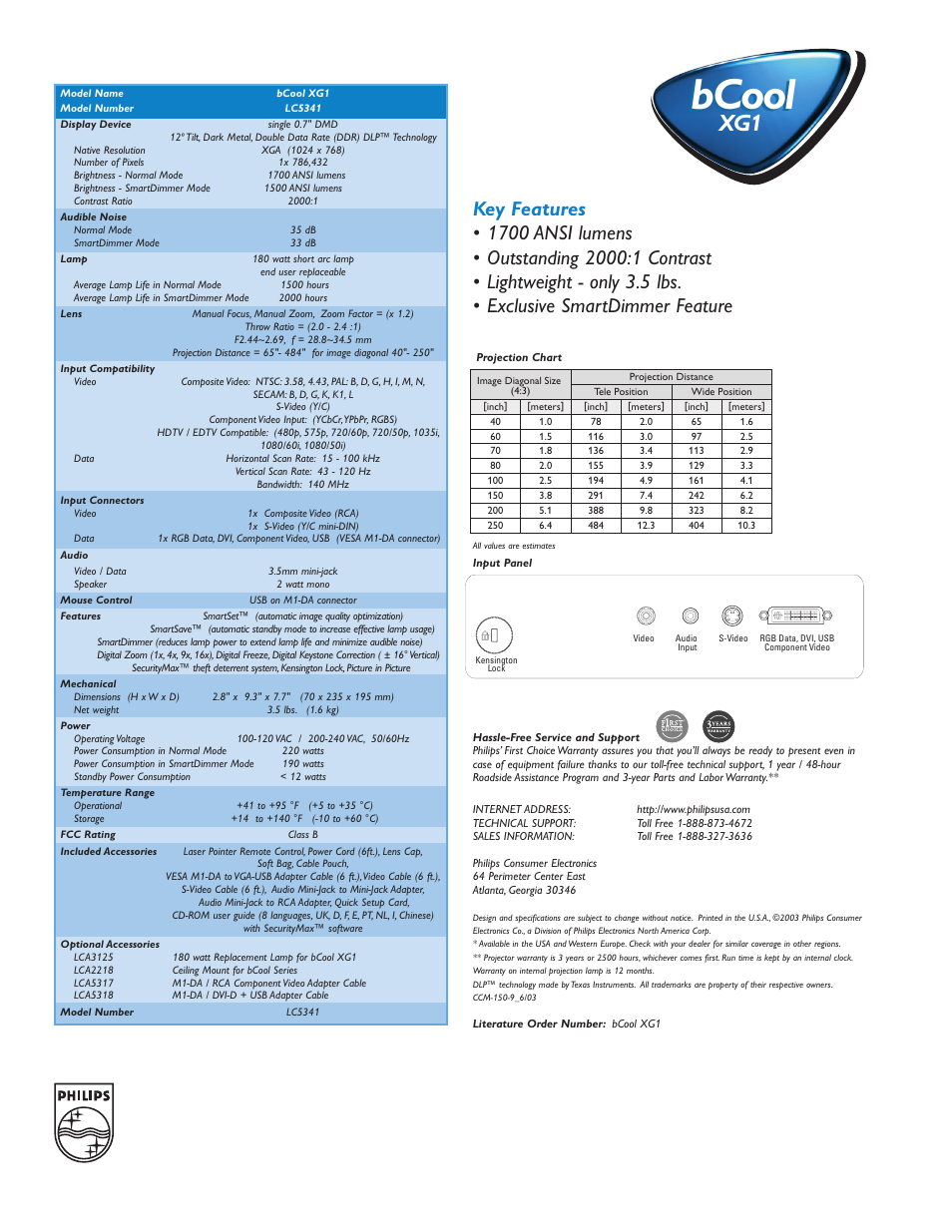 Bcool | Philips LC5341-00 User Manual | Page 2 / 2