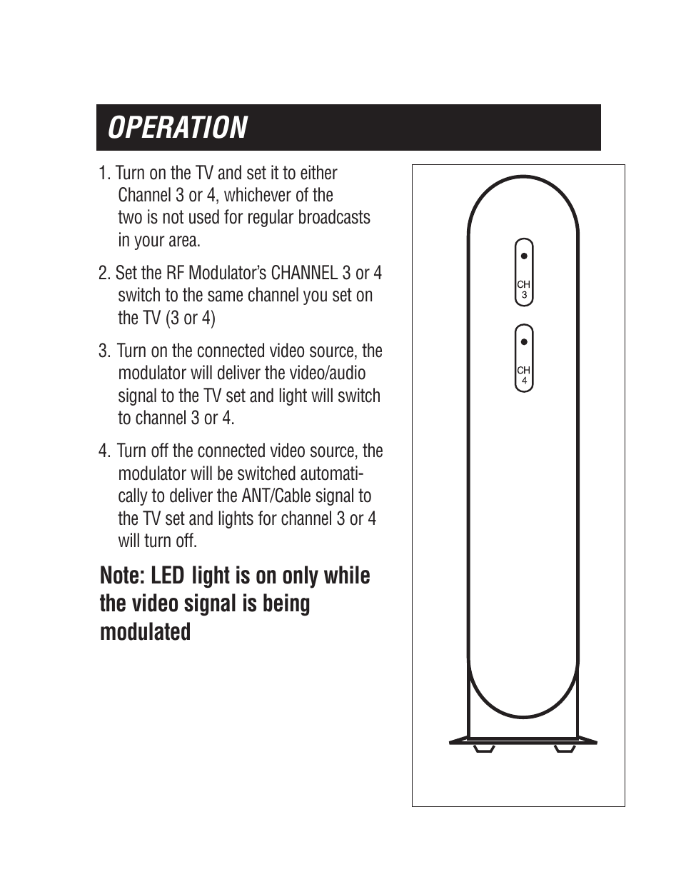 Operation | Philips SWS2103W-17 User Manual | Page 6 / 24