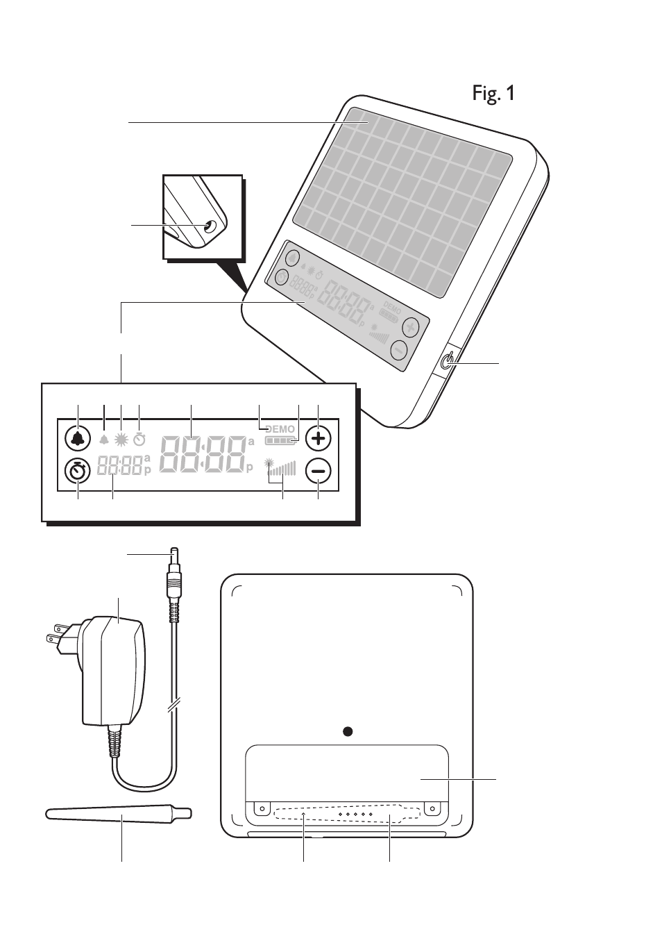 Fig. 1 | Philips HF3332-60 User Manual | Page 2 / 17