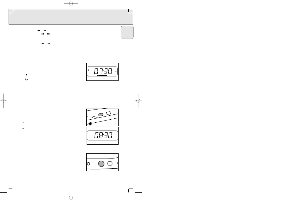 Alarm | Philips AJ3720-17B User Manual | Page 11 / 40