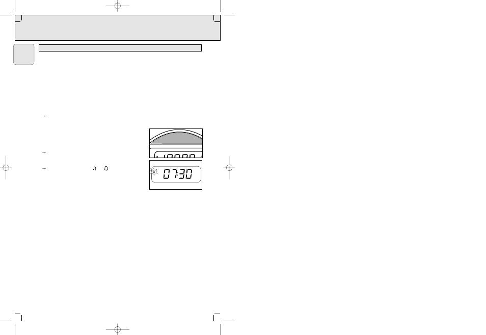 Alarm on / off | Philips AJ3720-17B User Manual | Page 12 / 40