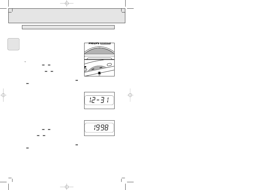 Reglage des donnees | Philips AJ3720-17B User Manual | Page 20 / 40