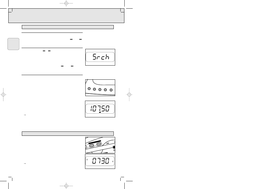 Radio reveil | Philips AJ3720-17B User Manual | Page 22 / 40