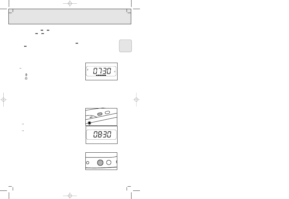 Reveil | Philips AJ3720-17B User Manual | Page 23 / 40