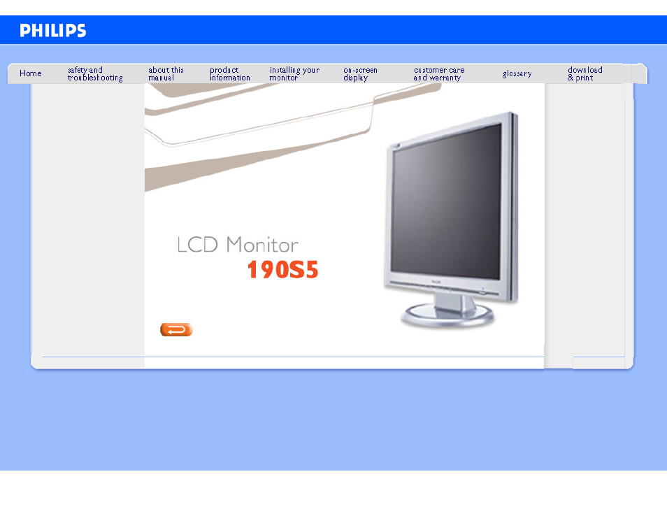 Philips 190S5CS-27 User Manual | 89 pages