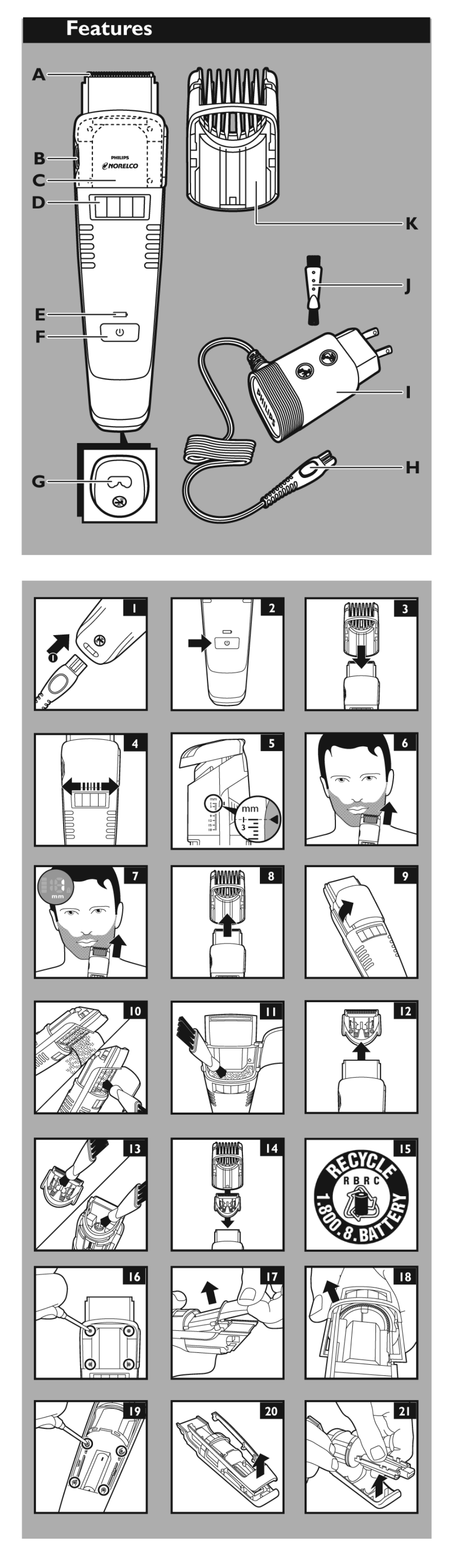 Philips QT4050-41 User Manual | Page 6 / 9