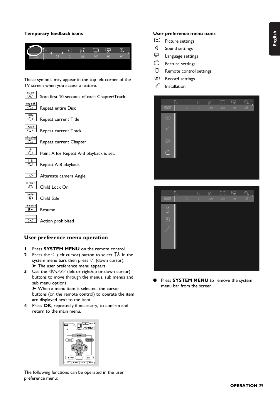 Philips DVDR150099 User Manual | Page 29 / 66