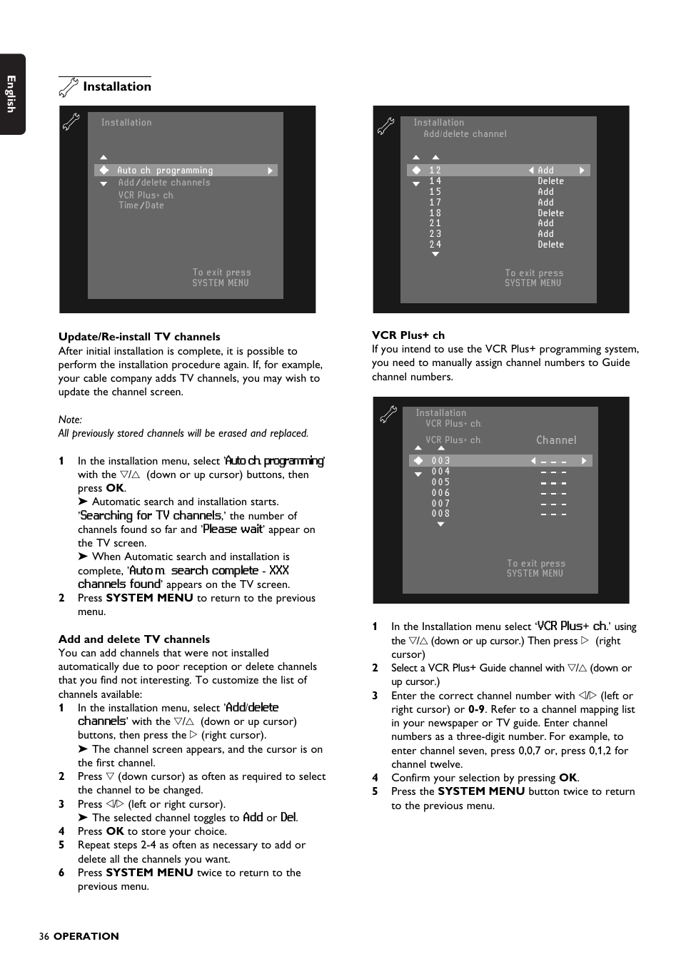 Philips DVDR150099 User Manual | Page 36 / 66