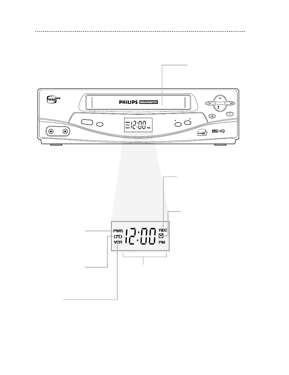 Vcr display panel 21 | Philips VRA231AT99 User Manual | Page 21 / 48