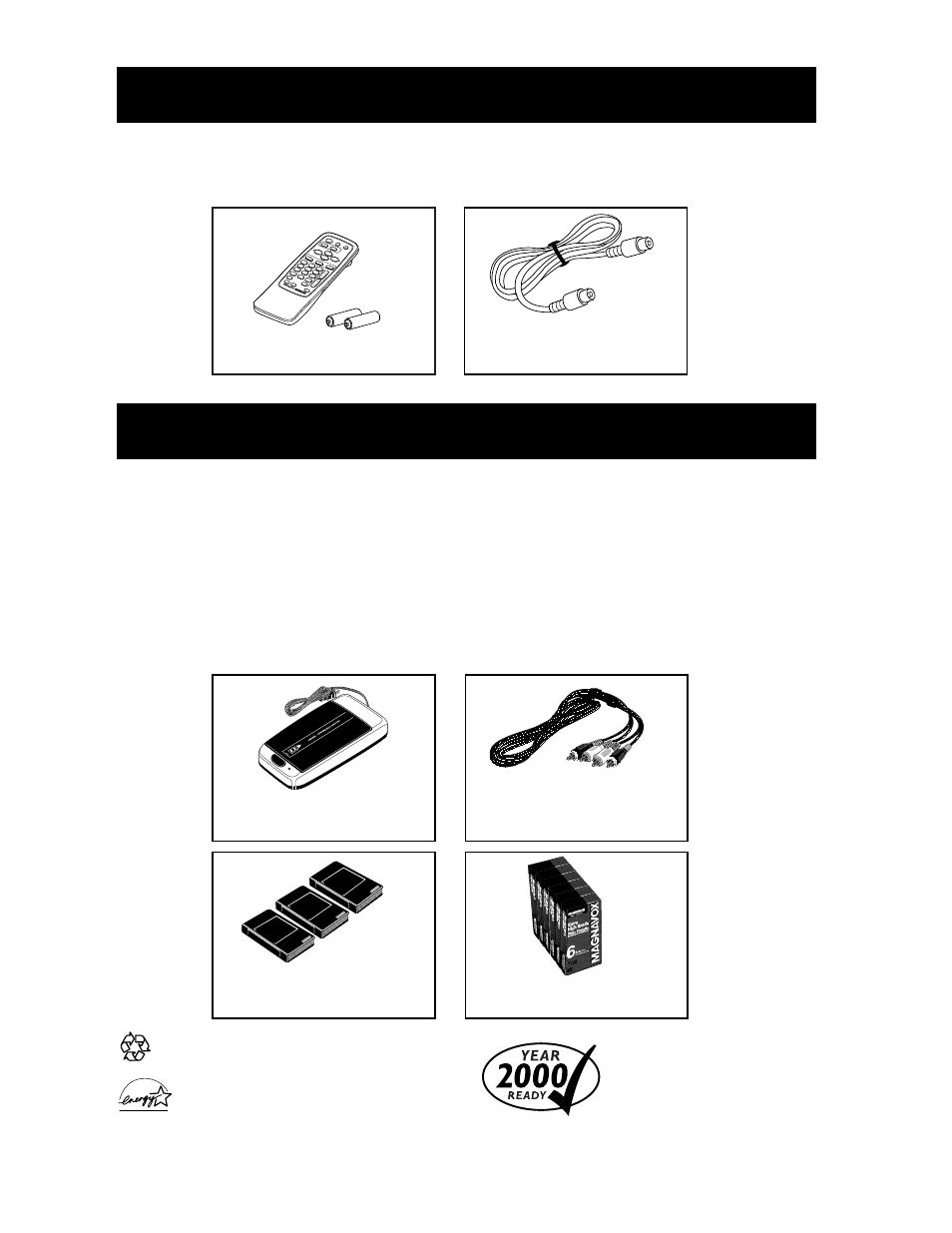 Upplied, Ccessories, Ptional | Philips VRA231AT99 User Manual | Page 48 / 48