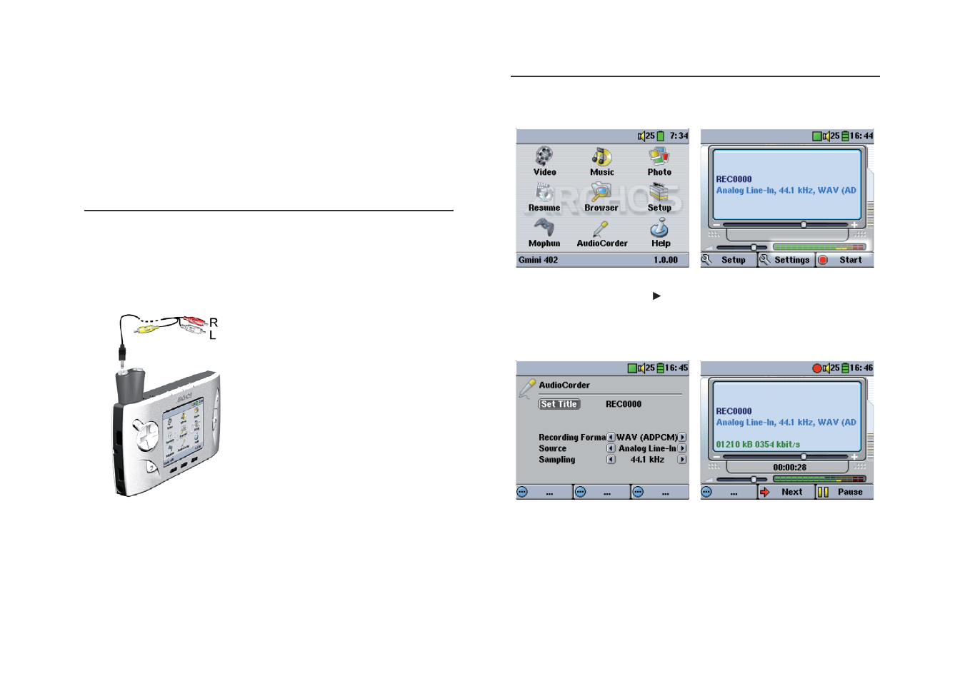 ARCHOS 402 User Manual | Page 10 / 37