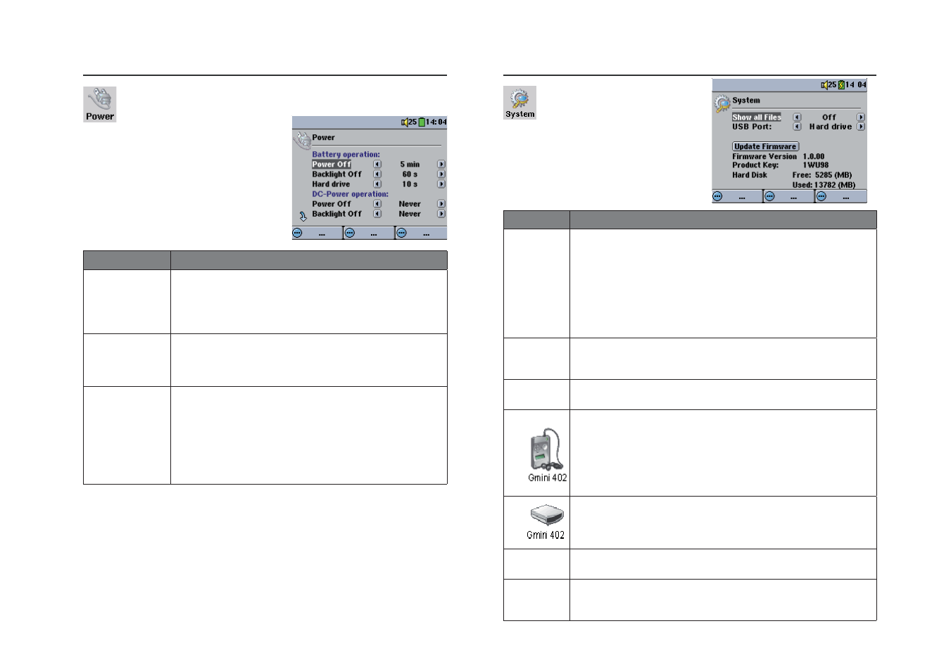 ARCHOS 402 User Manual | Page 29 / 37