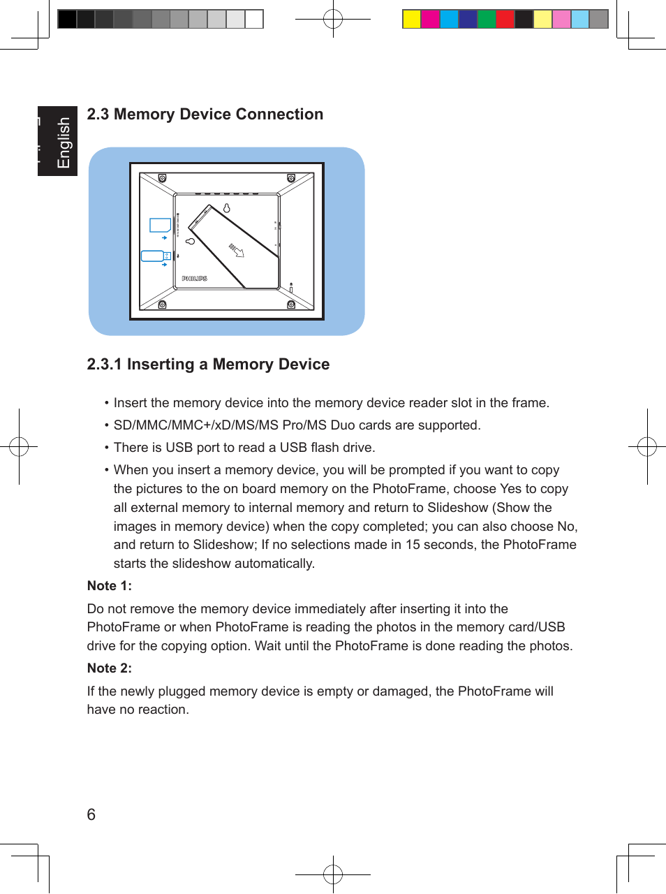 Philips PhotoFrame SPF3407D 17.8 cm 7" LCD 43 screen ratio Brown User Manual | Page 14 / 96