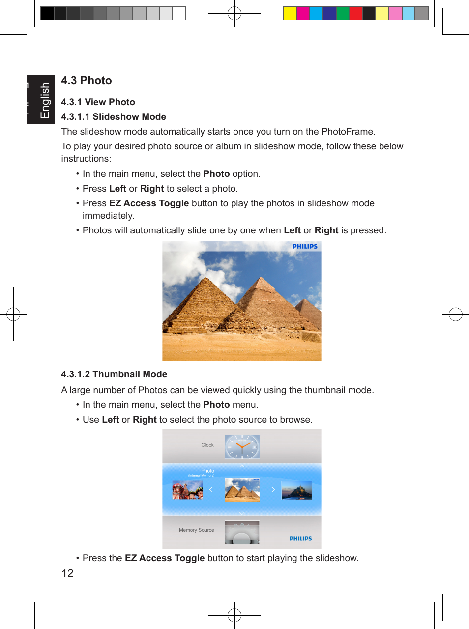 Philips PhotoFrame SPF3407D 17.8 cm 7" LCD 43 screen ratio Brown User Manual | Page 20 / 96