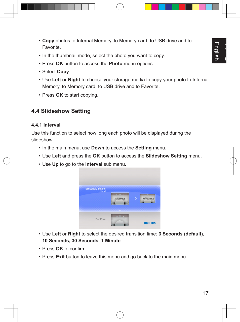Philips PhotoFrame SPF3407D 17.8 cm 7" LCD 43 screen ratio Brown User Manual | Page 25 / 96