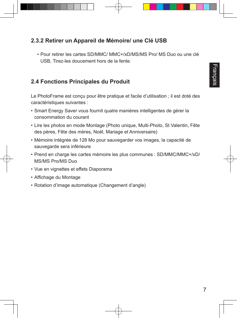 Philips PhotoFrame SPF3407D 17.8 cm 7" LCD 43 screen ratio Brown User Manual | Page 43 / 96