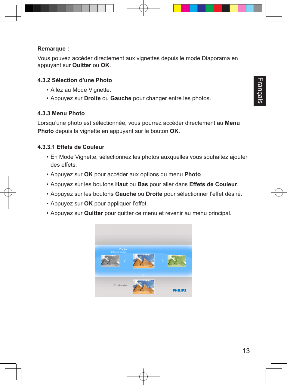 Philips PhotoFrame SPF3407D 17.8 cm 7" LCD 43 screen ratio Brown User Manual | Page 49 / 96