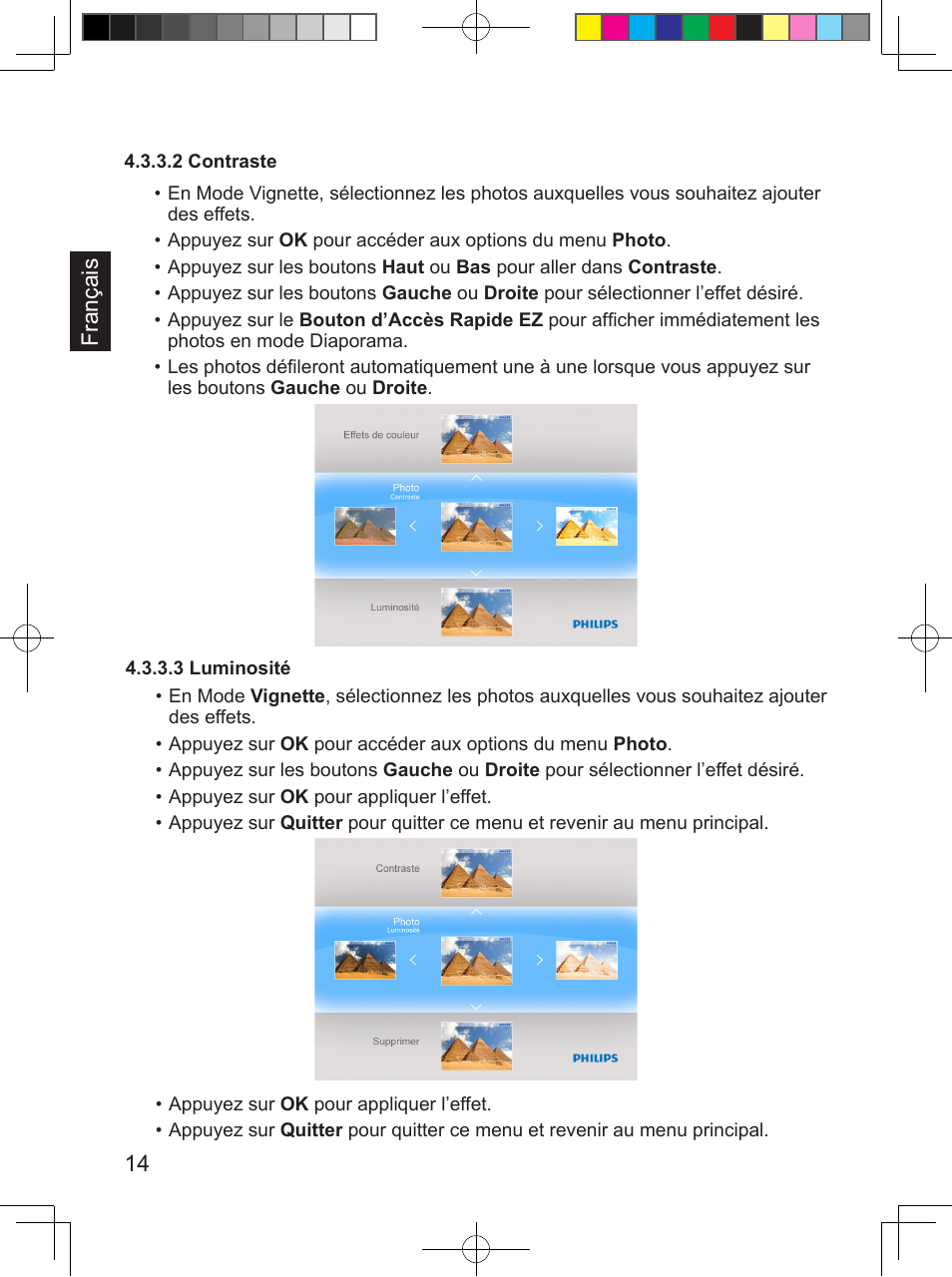 Philips PhotoFrame SPF3407D 17.8 cm 7" LCD 43 screen ratio Brown User Manual | Page 50 / 96