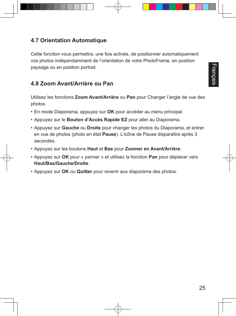 Philips PhotoFrame SPF3407D 17.8 cm 7" LCD 43 screen ratio Brown User Manual | Page 61 / 96