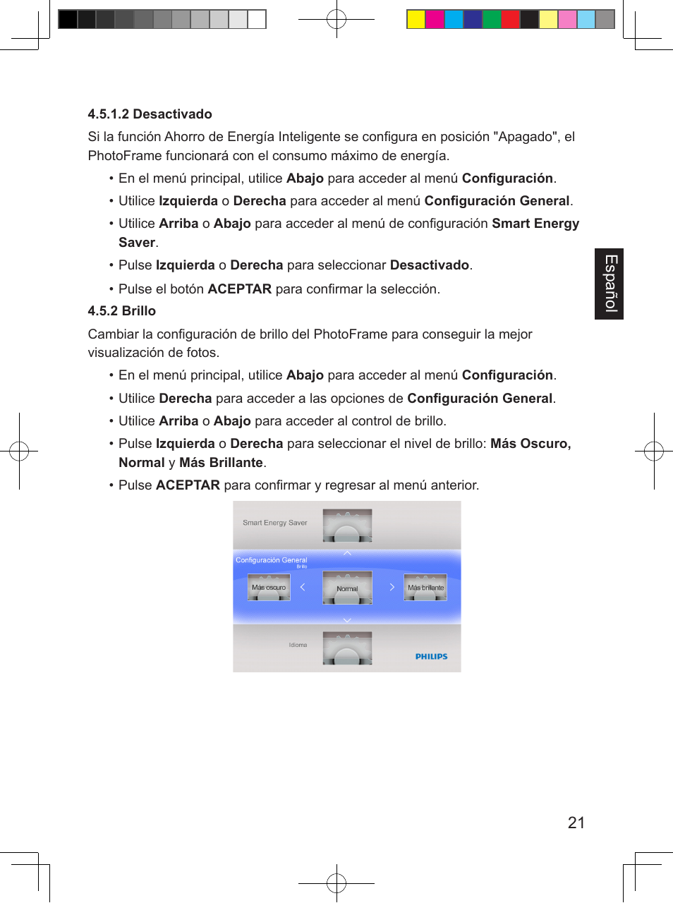 Philips PhotoFrame SPF3407D 17.8 cm 7" LCD 43 screen ratio Brown User Manual | Page 85 / 96