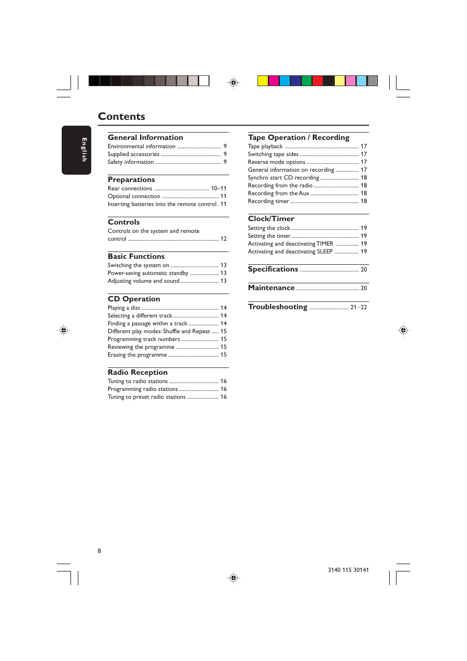 Philips MC-220-37B User Manual | Page 8 / 23