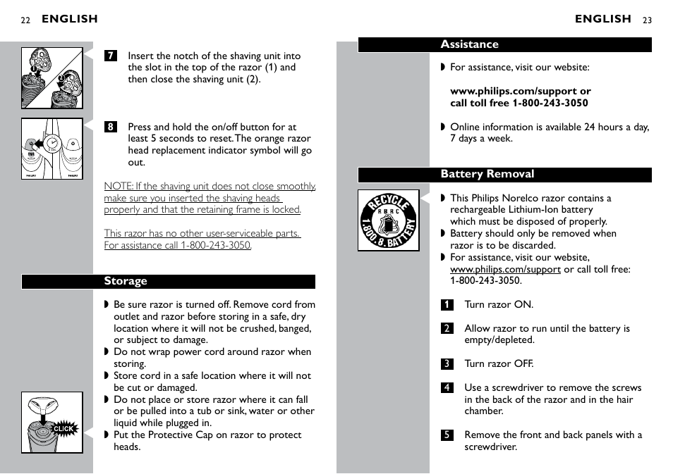 Philips PT724-41 User Manual | Page 12 / 13