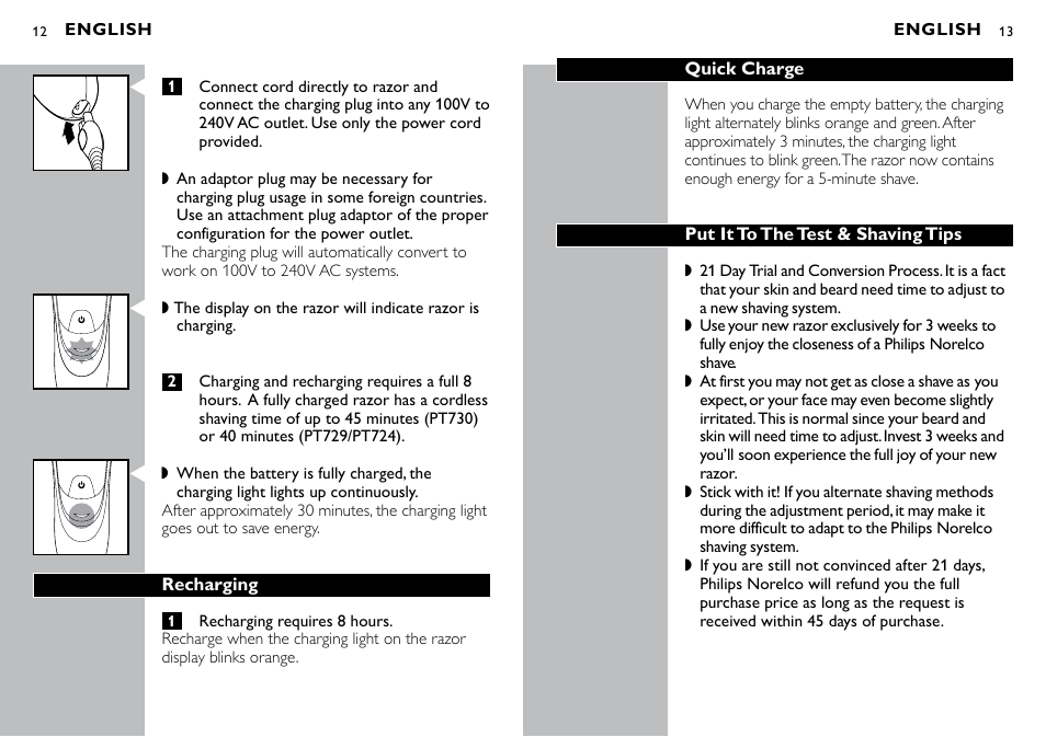 Philips PT724-41 User Manual | Page 7 / 13