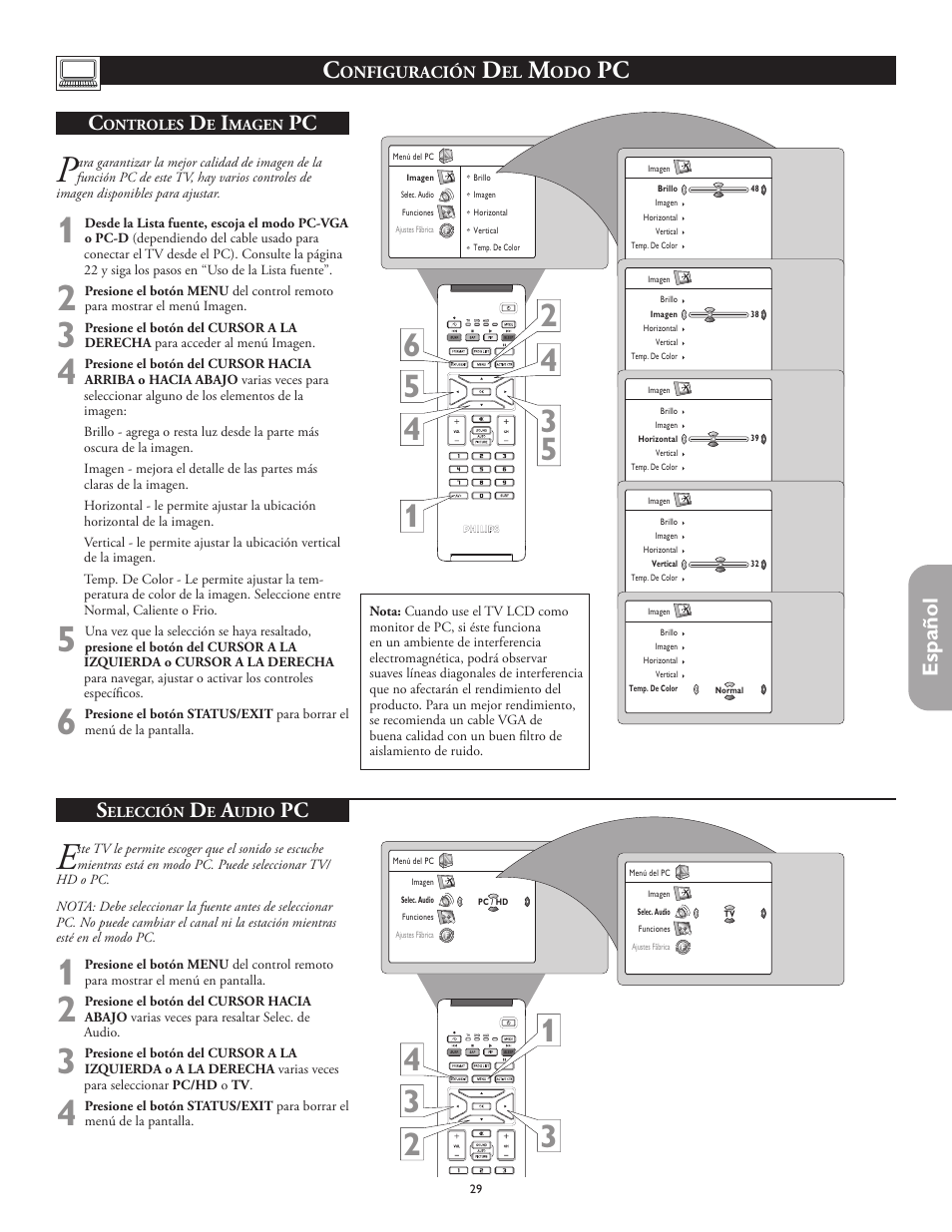 Español | Philips 26PF5320-28B User Manual | Page 105 / 114