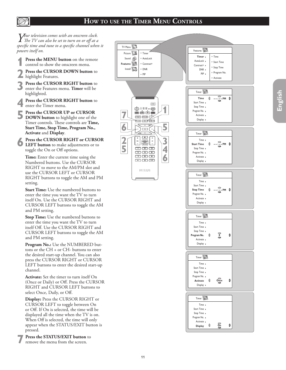 English | Philips 26PF5320-28B User Manual | Page 11 / 114