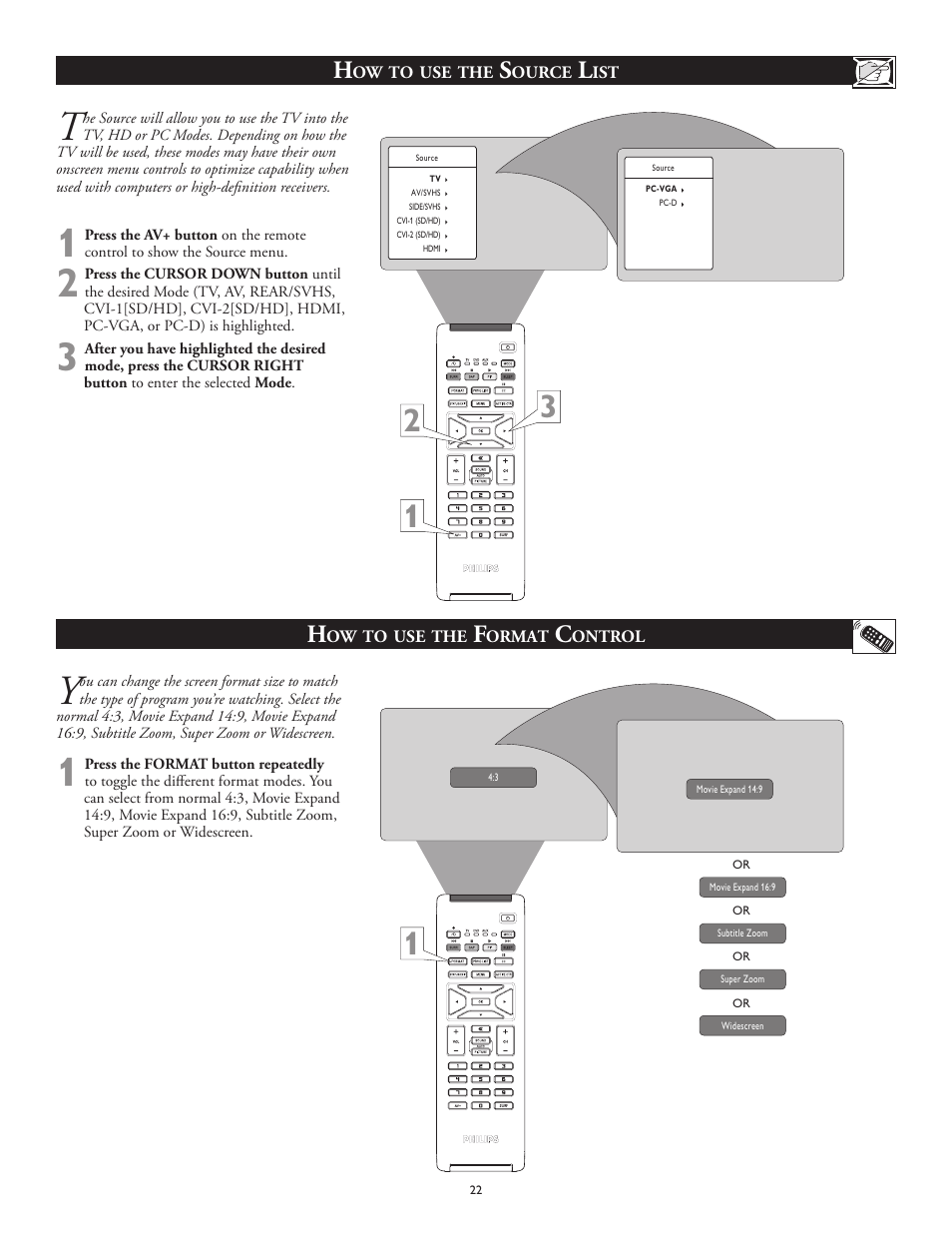 Philips 26PF5320-28B User Manual | Page 22 / 114