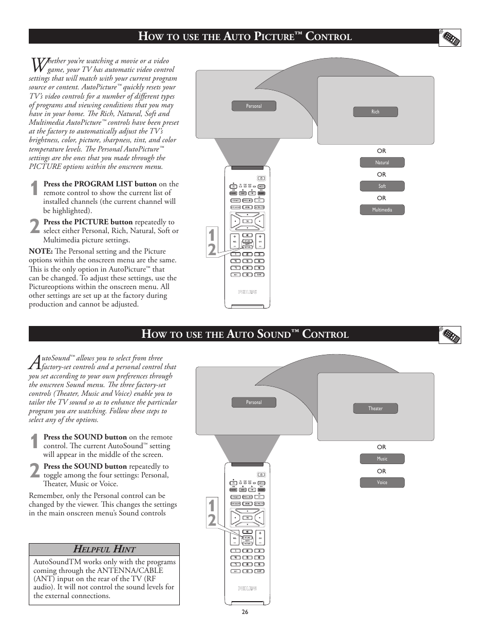 Philips 26PF5320-28B User Manual | Page 26 / 114