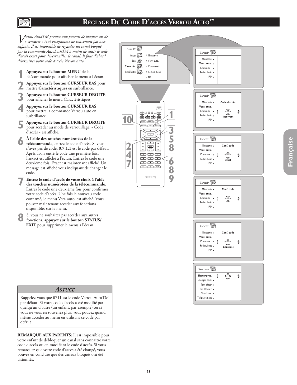 Française | Philips 26PF5320-28B User Manual | Page 51 / 114