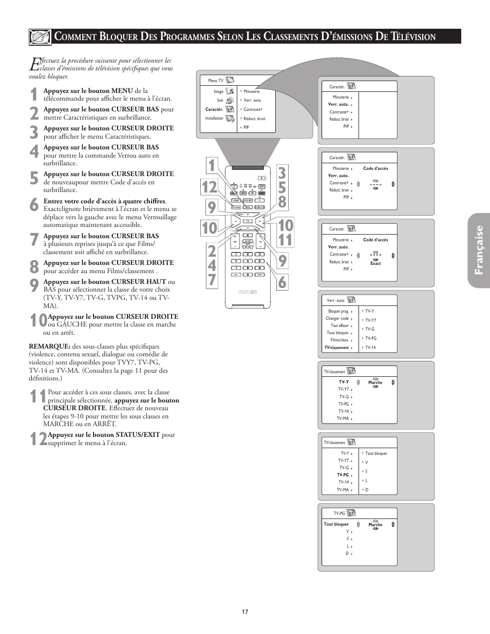 Française | Philips 26PF5320-28B User Manual | Page 55 / 114