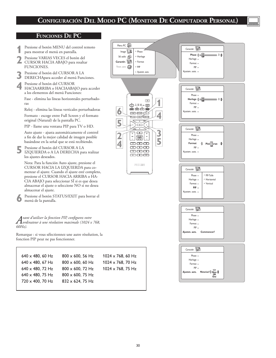 Pc (m | Philips 26PF5320-28B User Manual | Page 68 / 114