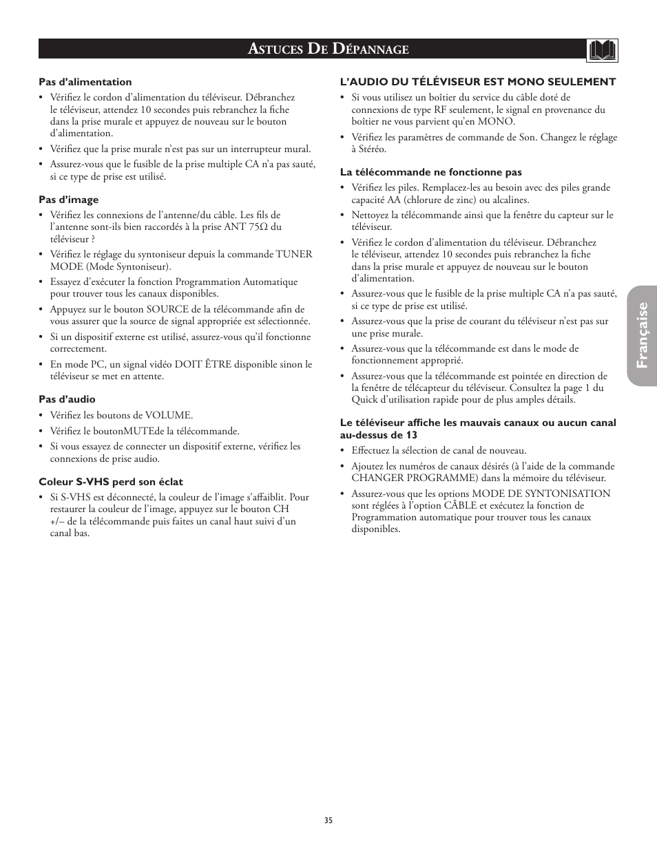 Française | Philips 26PF5320-28B User Manual | Page 73 / 114