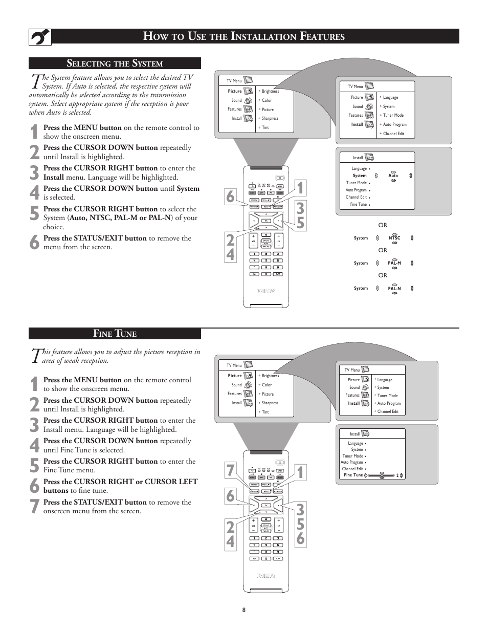 Philips 26PF5320-28B User Manual | Page 8 / 114
