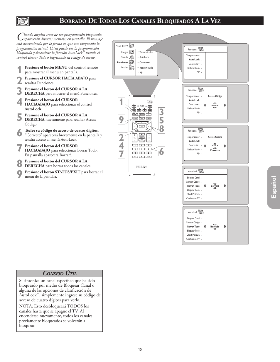 Español | Philips 26PF5320-28B User Manual | Page 91 / 114