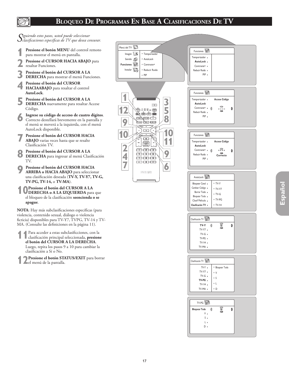 Español | Philips 26PF5320-28B User Manual | Page 93 / 114