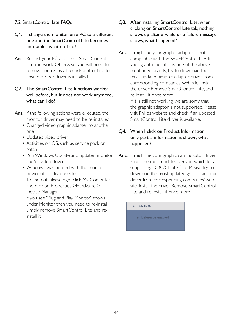 Philips 234EL2SB-00 User Manual | Page 46 / 51